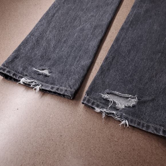 Cheap Monday Jeans Mens Size (see pics) Black Slim Straight Grunge Skater Punk - Picture 4 of 13